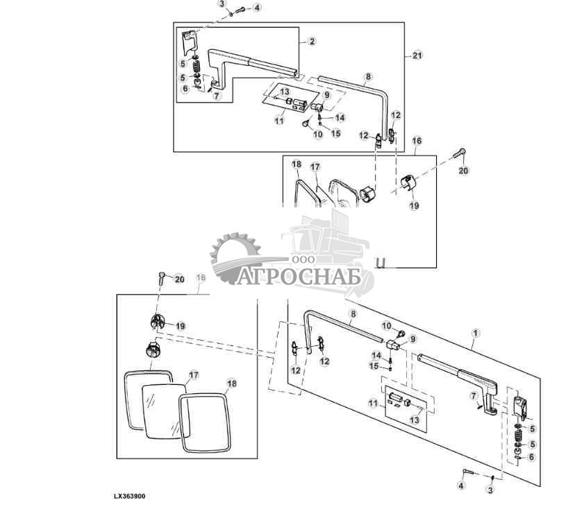 НАРУЖНОЕ ЗЕРКАЛО (ТЕЛЕСКОПИЧЕСКОЕ) 